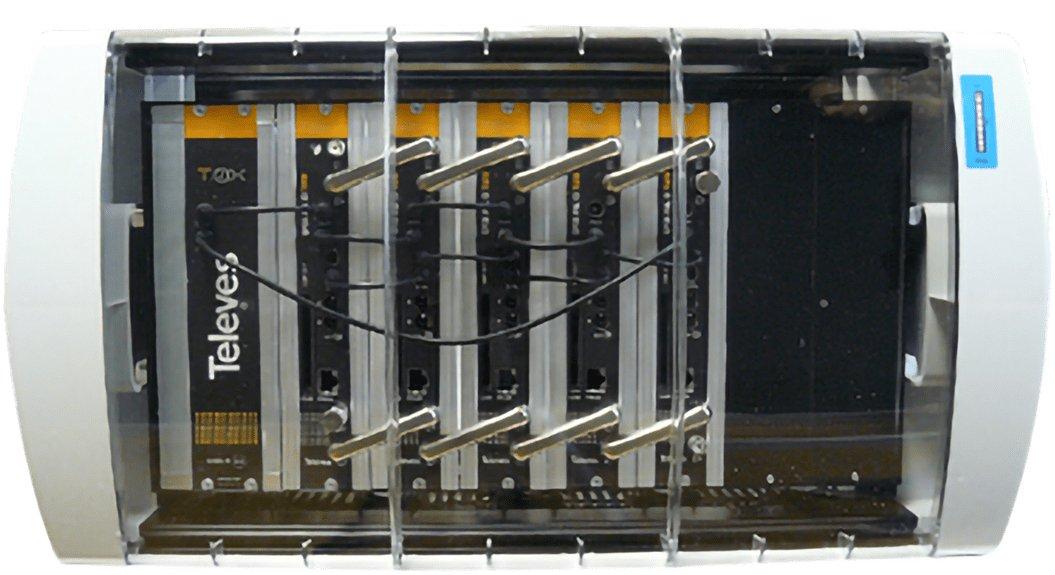 T-0X - Kopfstation 10 Transp. DVB-S2 in QAM