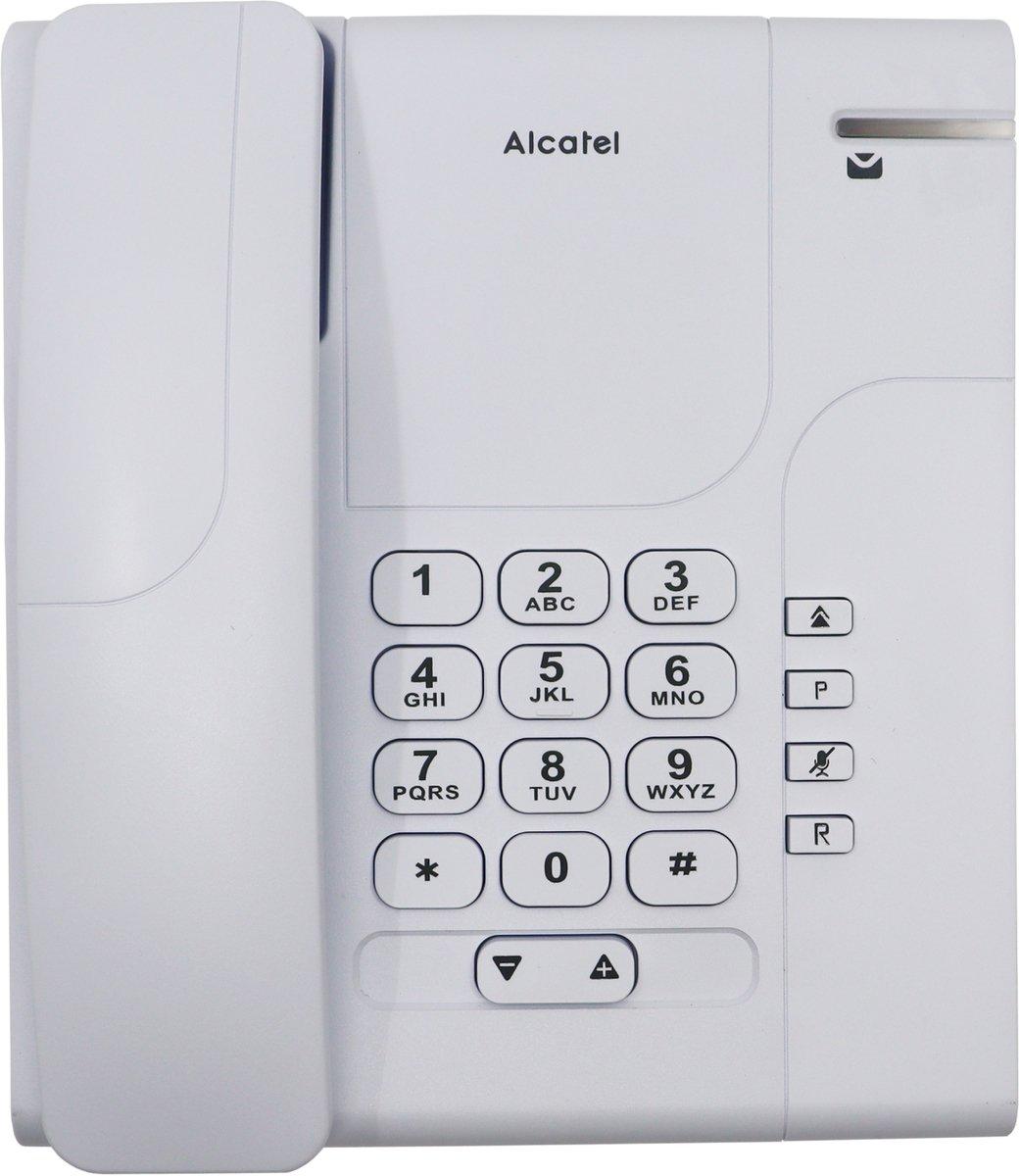 Analoges Telefon mit 4 Direktwahltasten für One-Touch-Verbindung weiß
