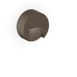 Wandanbauleuchte RETO ROUND OUTDOOR WALL SURF 0.8 LED 3000K bronze