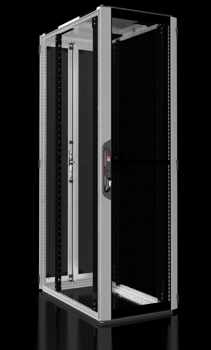 VX IT belüftet 19"-Profilschienen standard RAL7035 BHT 600x2000x1000mm 42HE