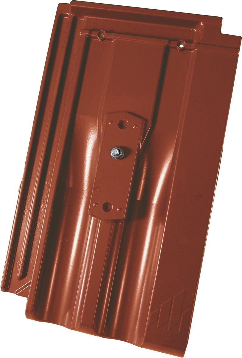 System-Grundplatte Renoton 15 Landdach VZ Alu + Schrauben rot