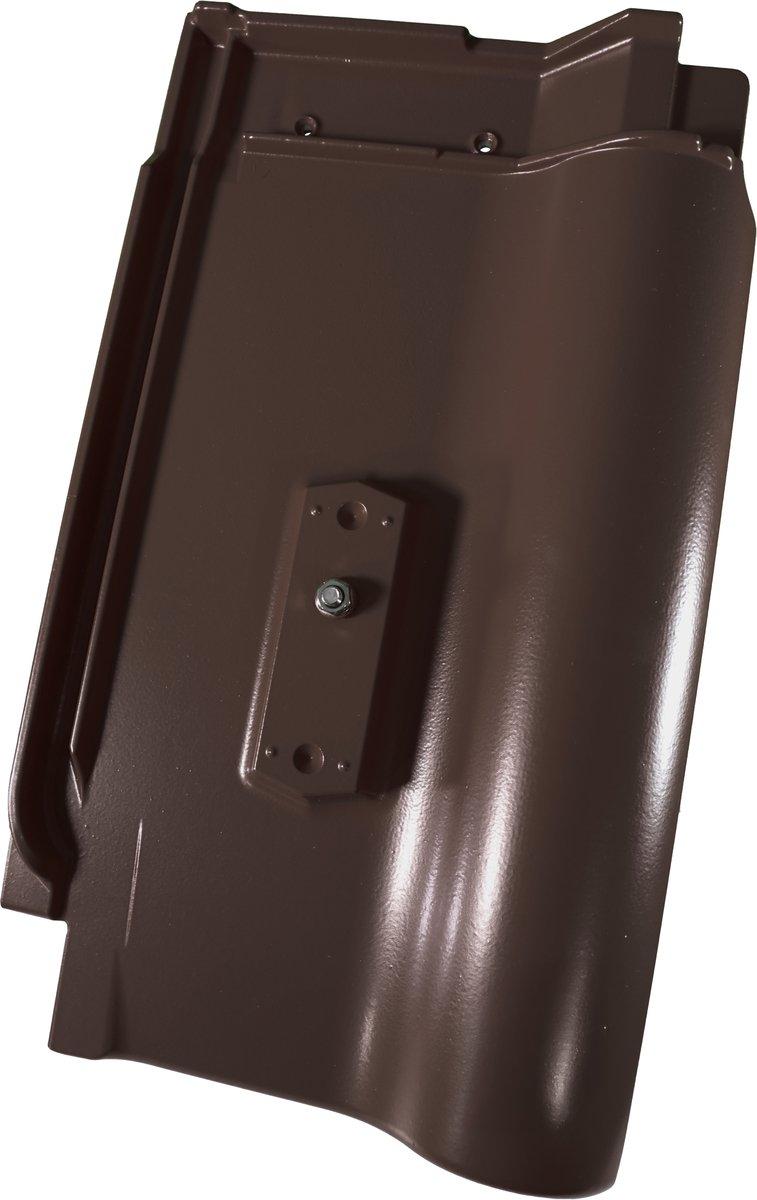 System-Grundplatte Sensaton 11 A11 Alu + Schrauben dunkelbraun