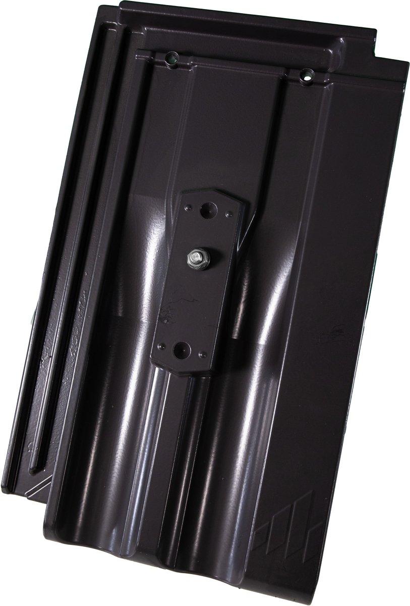 System-Grundplatte Renoton 15 Landdach VZ Alu + Schrauben schwarz