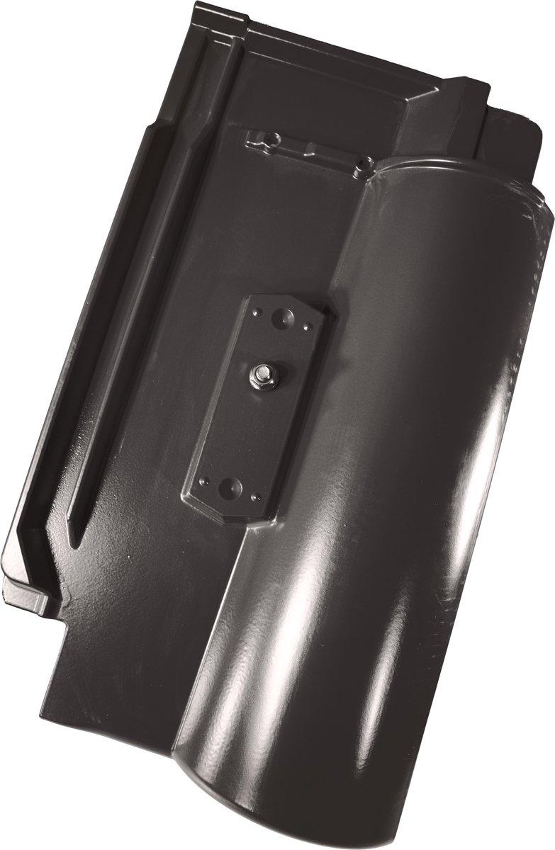 System-Grundplatte Veneton 14 Mediteran Plus Alu + Schrauben schwarz