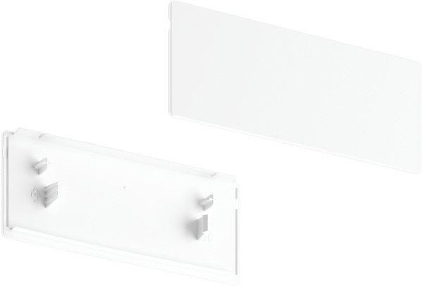 Endkappe Endstück L160 B 18 H 62 weiß