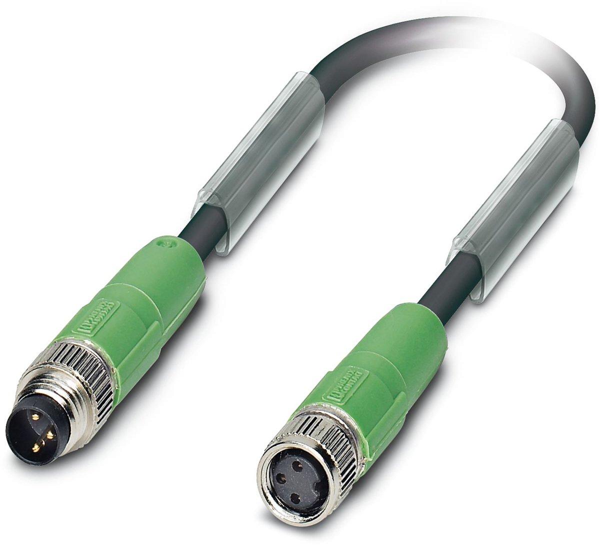 Sensor-/Aktor-Kabel SAC-3P-M 8MS/ 0,6-PUR/M 8FS SH