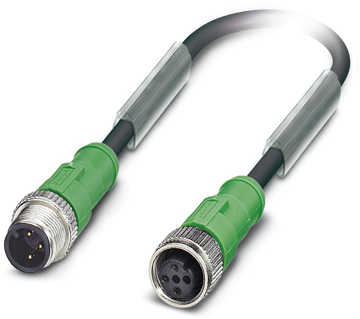 Sensor-/Aktor-Kabel SAC-3P-M12MS/1,5-PUR/M12FS
