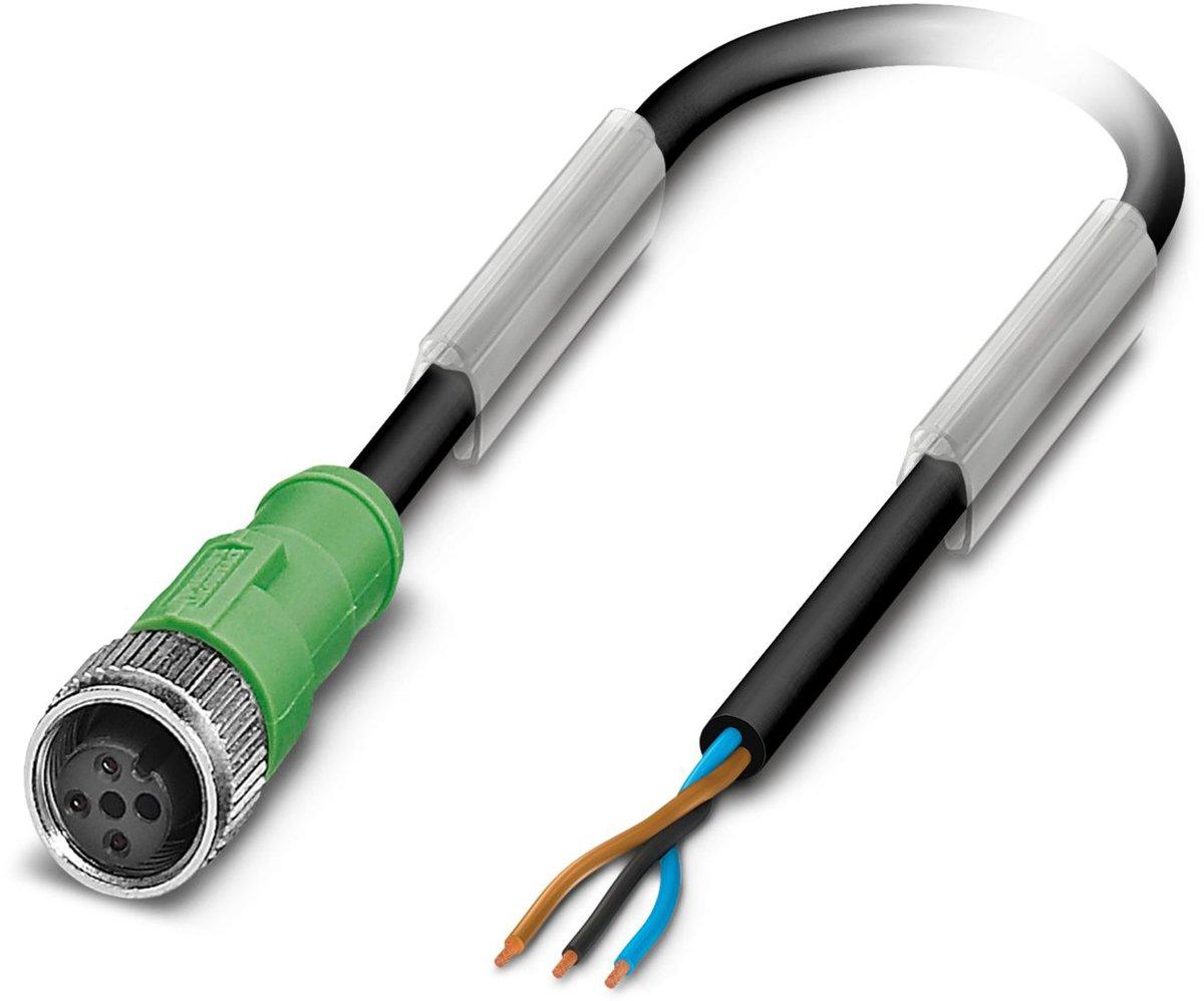Sensor-/Aktor-Kabel SAC-3P- 3,0-PUR/M12FS