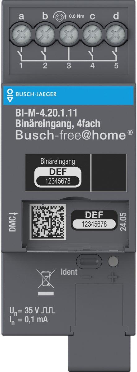 Binäreingang 4-fach Kontaktabfrage REG