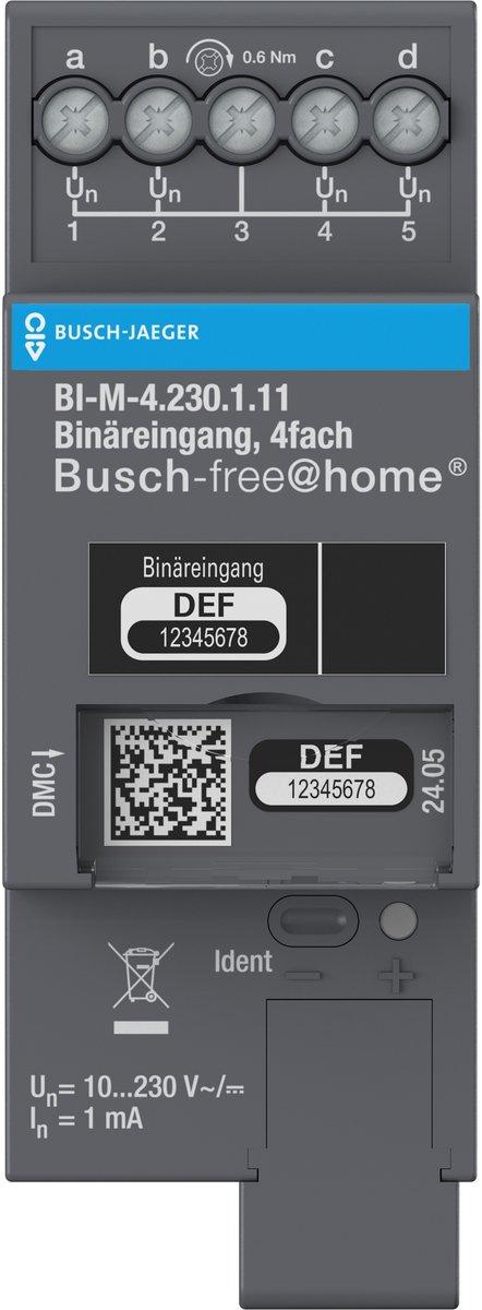 Binäreingang 4-fach 10-230 V REG
