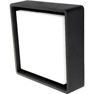 Decken-/Wandleuchte IP65 FRAME SQUARE schwarz 7W LED 3000K