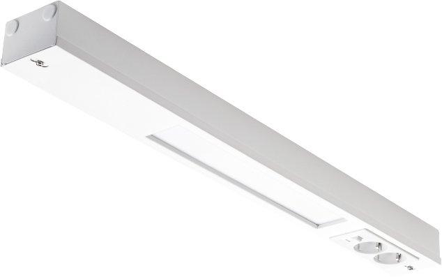 Küchenleuchte NAMSEN 600mm 3000K mit Schuko-Steckdose