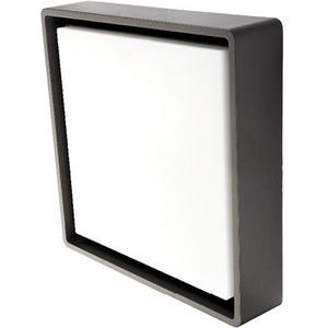 Decken-/Wandleuchte IP65 FRAME SQUARE MAXI graphit 21W LED 3000K +Notlicht