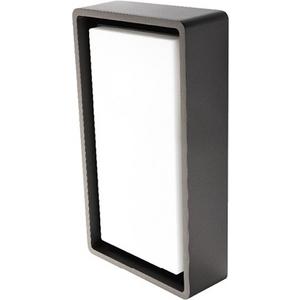 Decken-/Wandleuchte IP65 FRAME graphit 8W LED 3000K