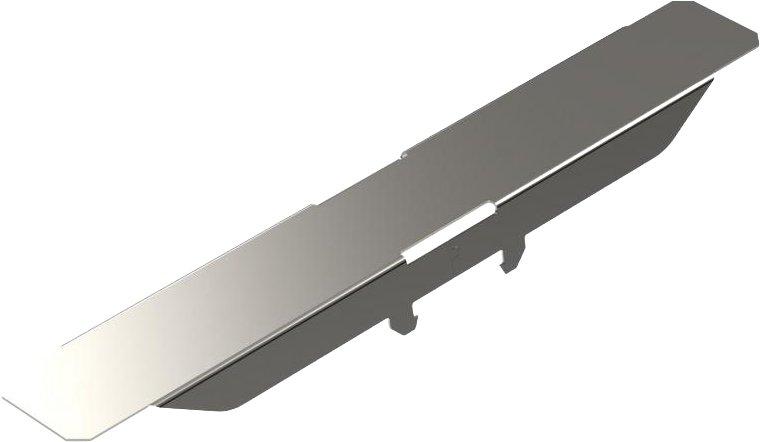 Ballastträgerplatte für Flachdachsystem 304x51x25,5 Stahl bandverzinkt Zink/Alu