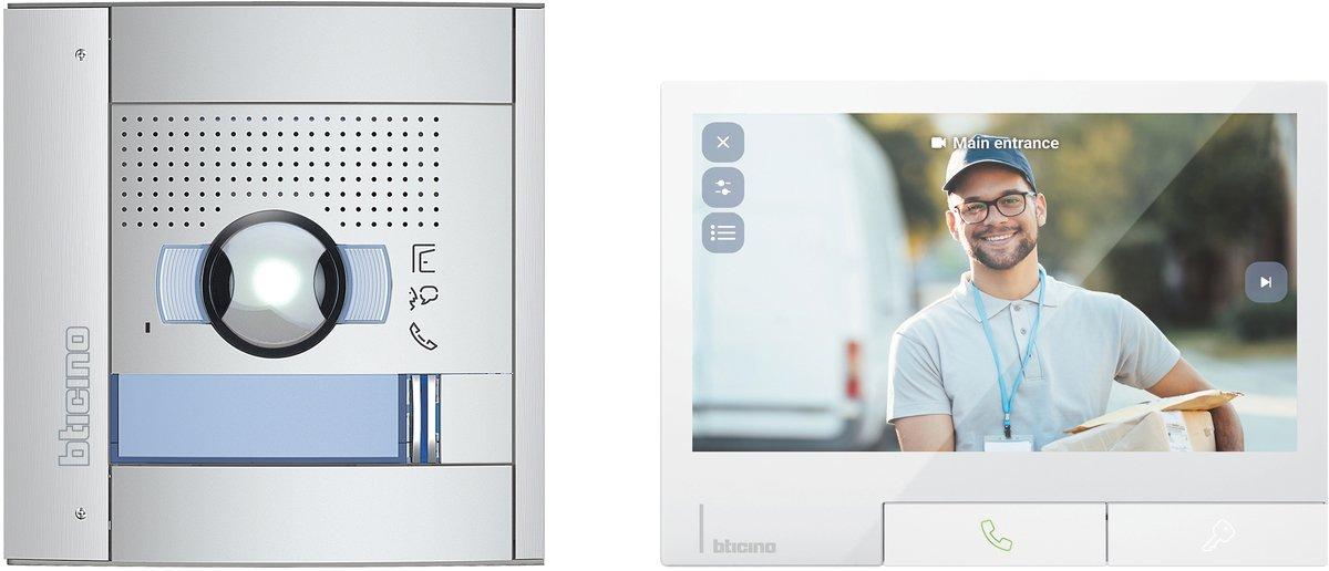 Flex ONE Video-Set mit Türstation SFERA (1 und 2 Ruftasten) + CLASSE300X Light