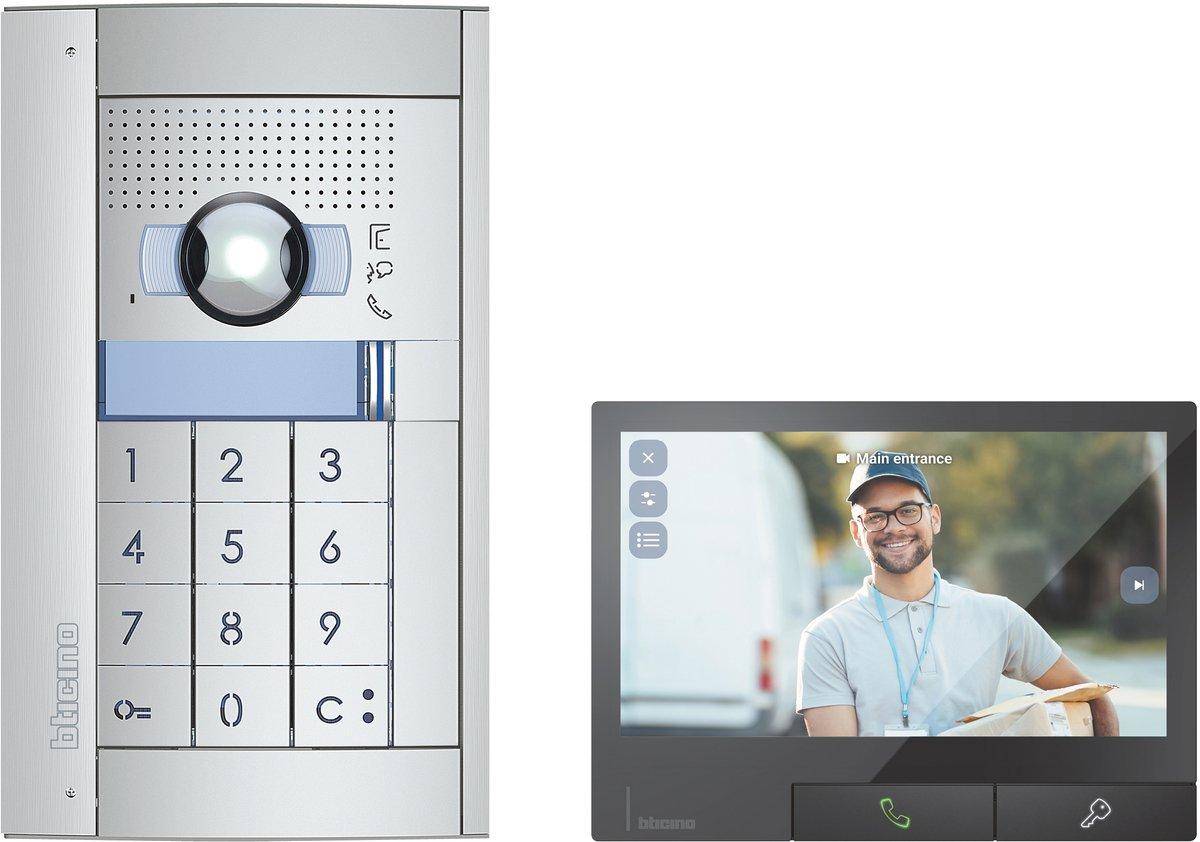 Flex ONE Video-Set mit Türstation SFERA inkl. Codelock + CLASSE300X Dark