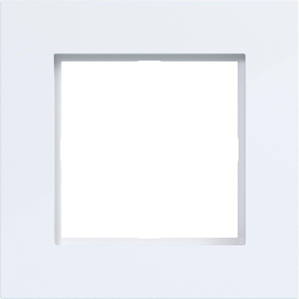 Rahmen 1fach A.8 lichtweiß glänzend