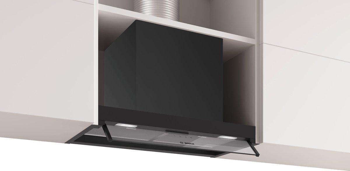 Integrierte Designhaube Serie 4 60 cm mattschwarz