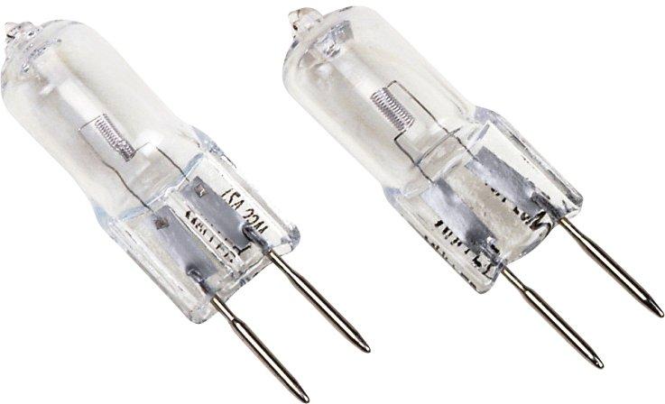 Halogen-Stiftsockellampe GY6.35 50W Warmweiß 2 Stück