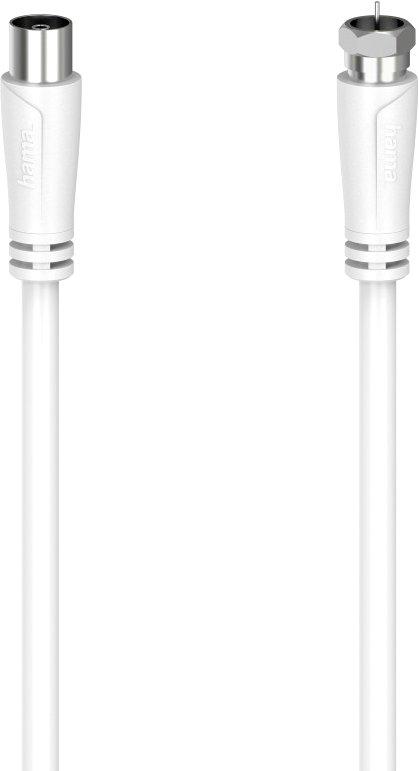 SAT-Anschlusskabel F-Stecker - Koax-Kupplung 1,5 m 90 dB