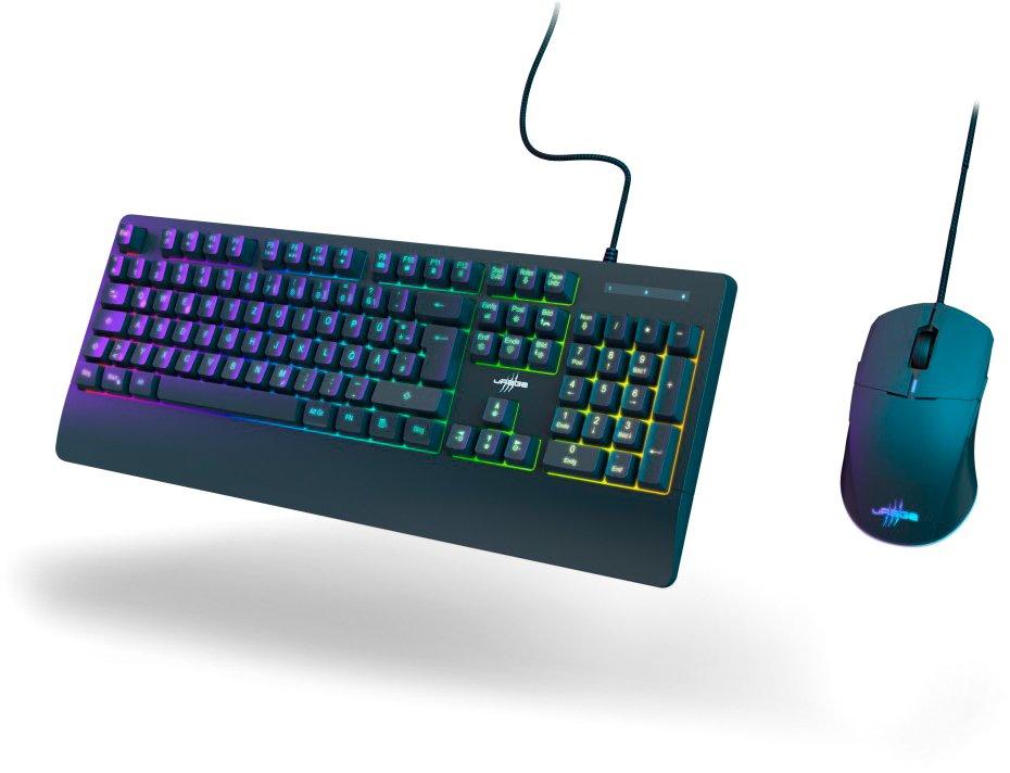 Gaming-Set Koop 320 2in1 Gaming-Tastatur + Gaming-Maus RGB QWERTZ DE