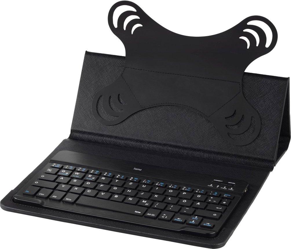 Bluetooth-Tastatur mit Tablet-Tasche KEY4ALL X3100 Schwarz QWERTZ
