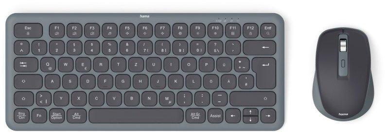 Multi-Device-Tastatur-Maus-Set WKM-500 kabellos klein SW QWERTZ DE