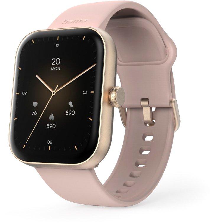Smartwatch 5000 Telefonfunktion Schlafanalyse wasserdicht 47 mm Rosé