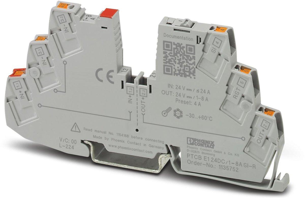 Elektronischer Geräteschutzschalter PTCB E1 24DC/1-8A SI-R