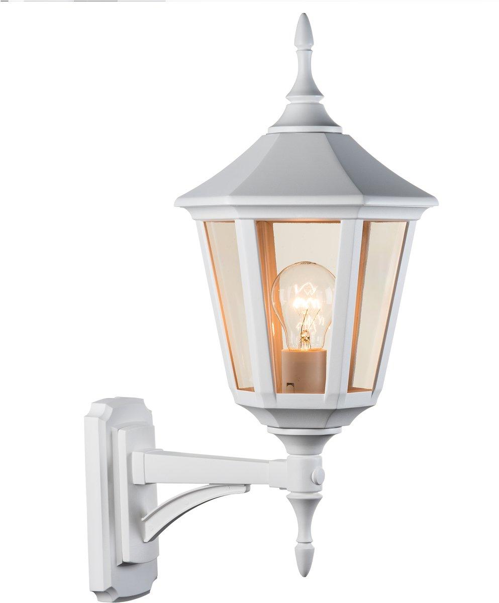 Aussenleuchte IBIZA weiß E27 CFL max. 15W IP44 Aluminium