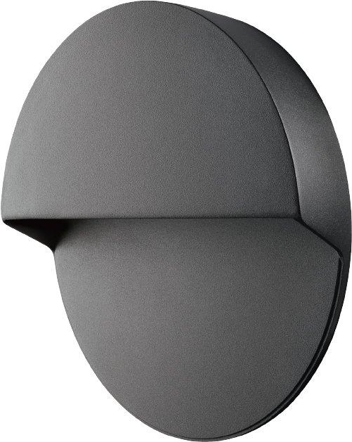 Aussenleuchte ARLON Round Schwarz 10W LED 840lm 3000K Ra>80 IP65 Phasenabschnitt