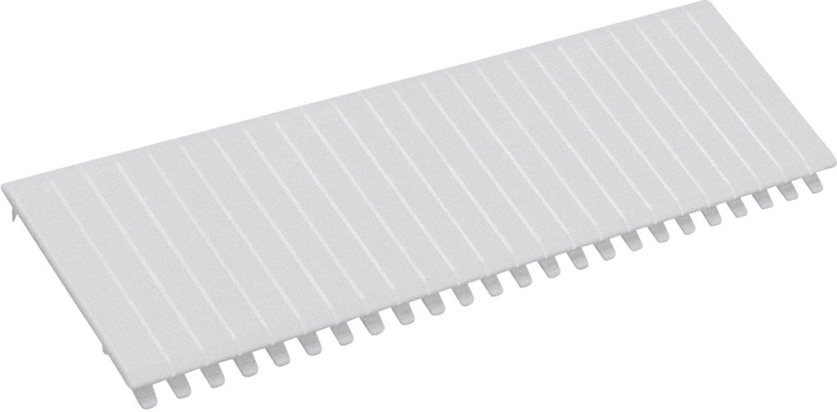 Abdeckstreifen RAL 9010 brechbar 219 mm S 35 S / P012