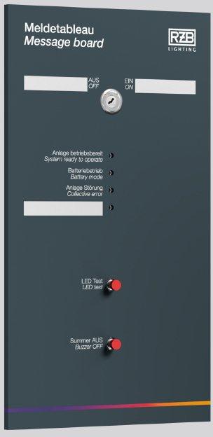 Zentralbatterieanlage L131 B30 H240 grau