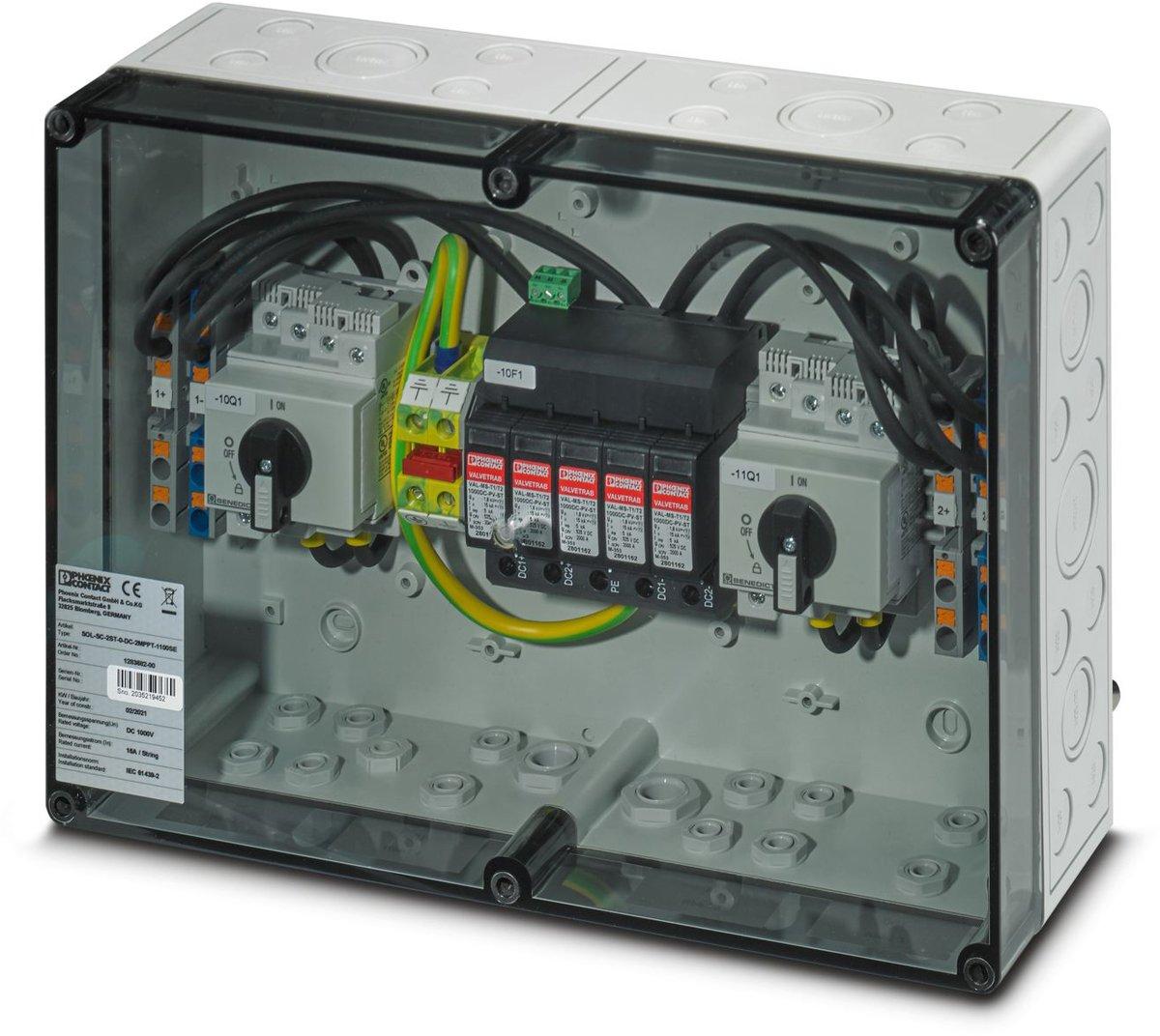 Phoenix 1283682 | GAK m. Trennschalter Typ 1+2 2 MPPT / 1-2 Strings ...