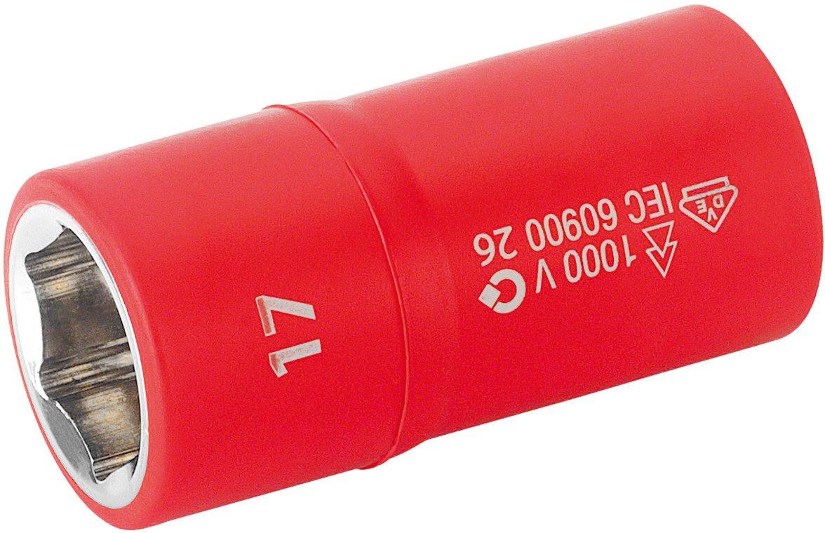 VDE-Steckschlüsseleinsatz Sechskant 1/2" 17 mm