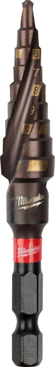 SHOCKWAVE schlagfeste Stufenbohrer 4-12 mm 1 mm Stufen