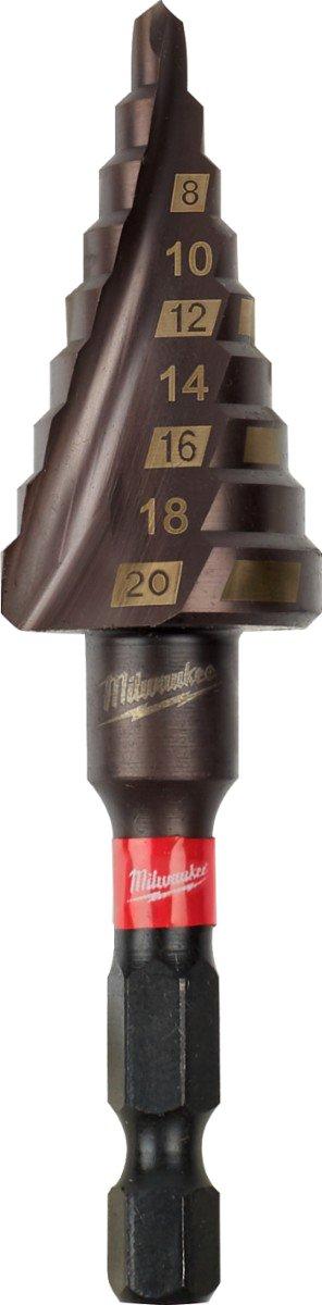 SHOCKWAVE schlagfeste Stufenbohrer 4-20 mm 2 mm Stufen