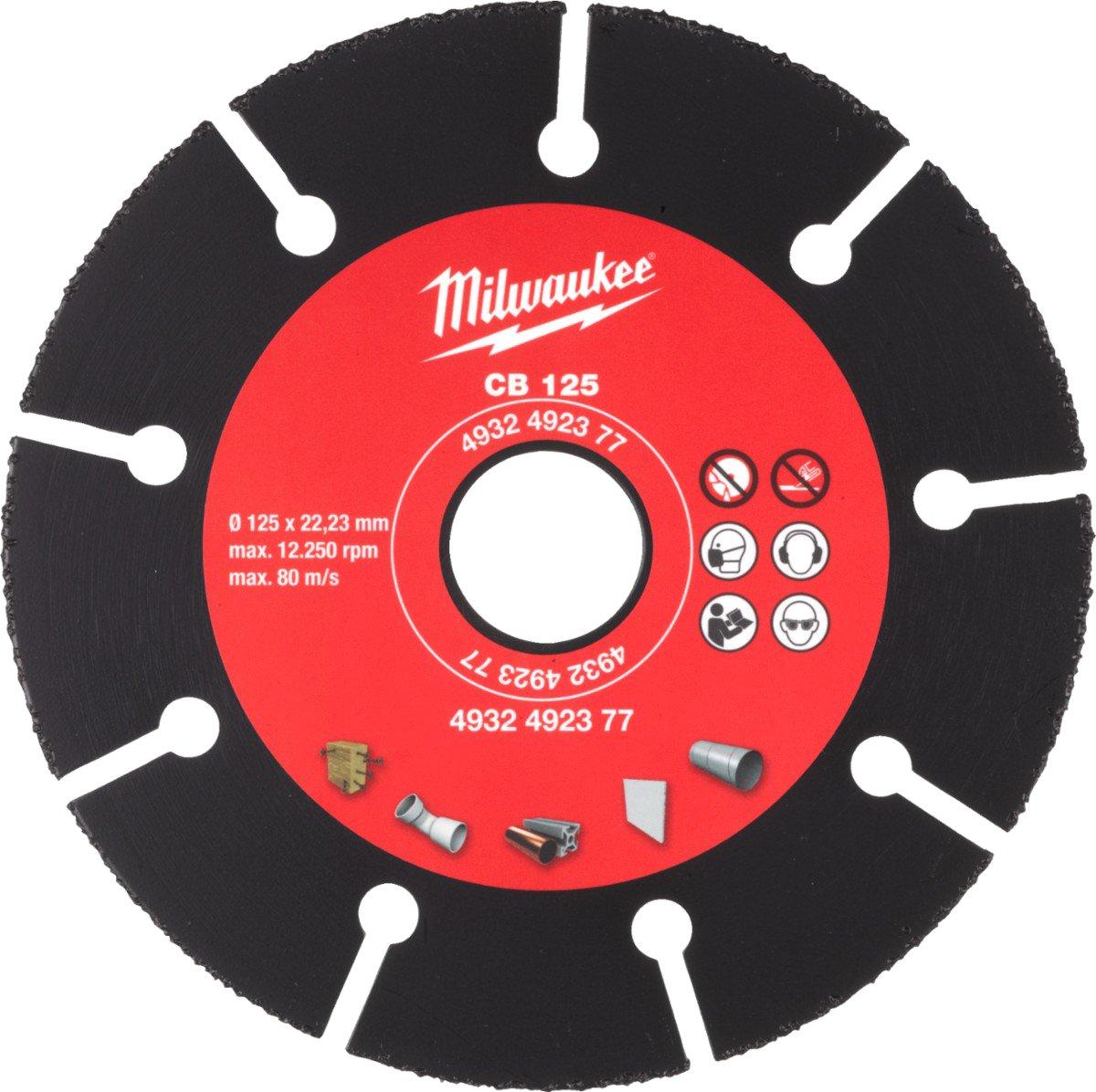 HM-bestückte Trennscheibe 125 mm