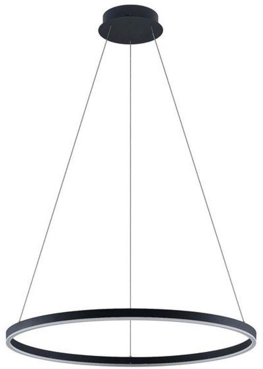 GRAHAM Pendelleuchte dimmbar, schwarz struktur, Ø 80cm 50W LED 2300lm 3000K