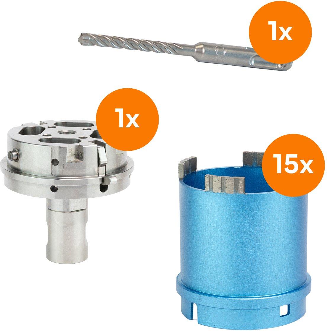Bohr-Fixx Unterputz 82 mm Set 2