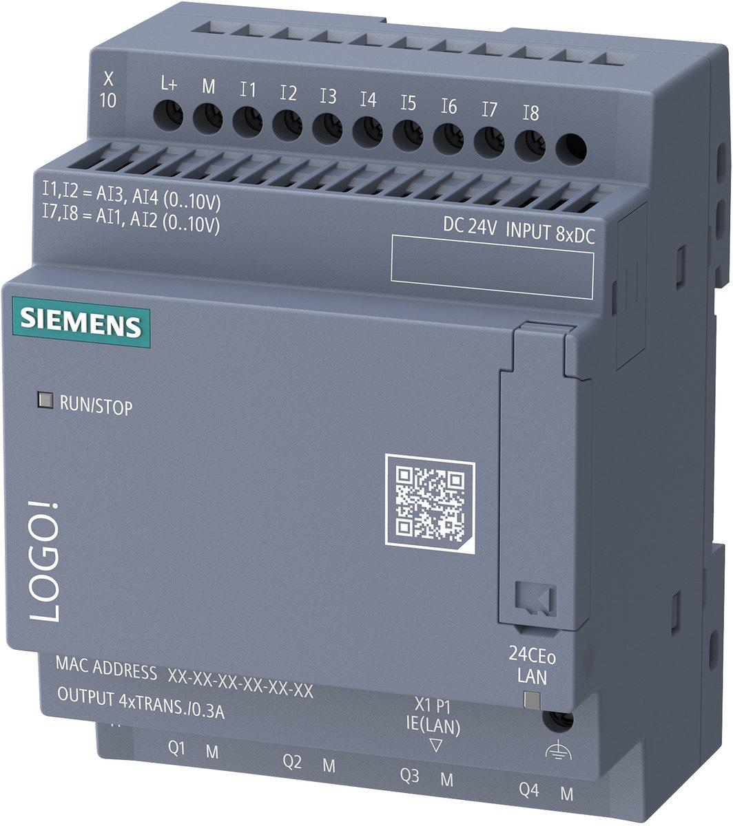 LOGO! 24CEo Logikmodul ohne Display SV/E/A: 24V/24V/24V trans.