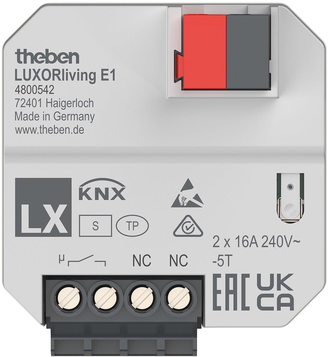 1-fach Heizungsaktor LUXORliving Elektroheizung Unterputz Smart Home