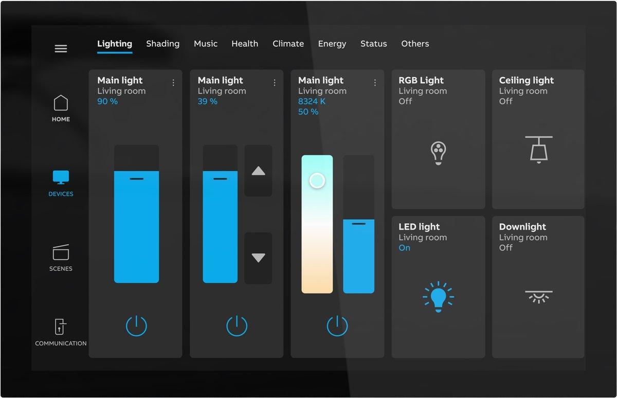 KNX IQ TOUCH 10" SCHWARZ
