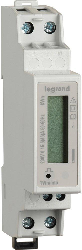 Energiezähler EMDX³ 45A m.LCD 1-phasig Direktanschluss Impulsausgang,1TE