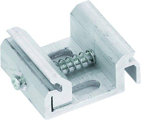 Befestigungsklammer alu zu 3-Phasen Stromschiene rund und eckig