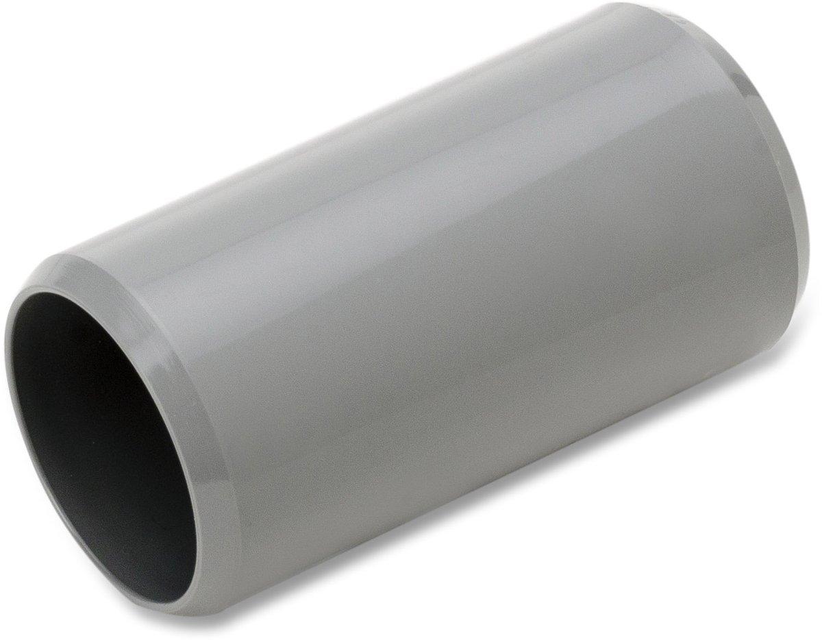 Steckmuffe grau zur Verbindung von starren oder biegsamen Rohren 25