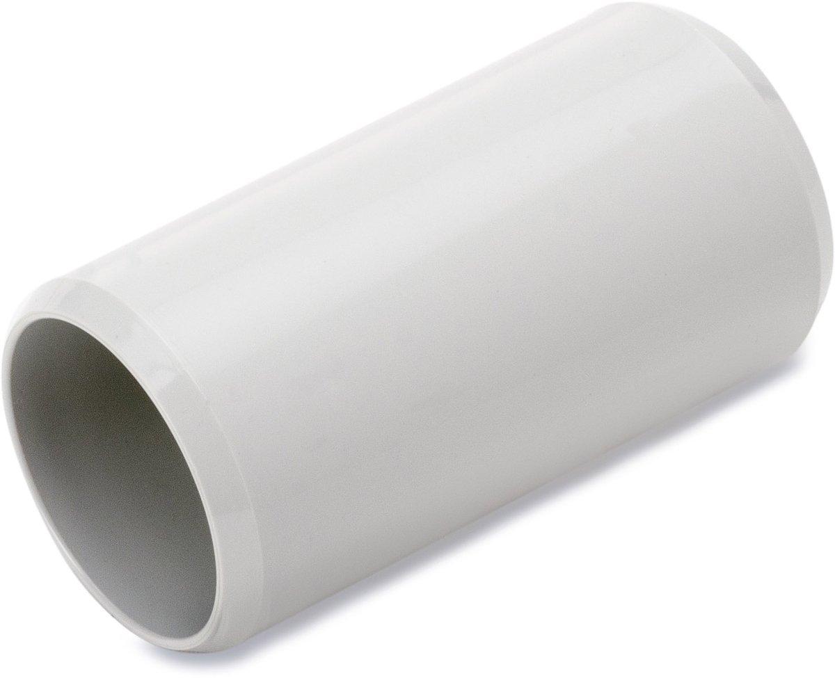 Steckmuffe hellgrau zur Verbindung von starren oder biegsamen Rohren