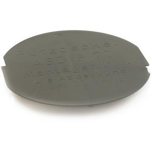 Putzdeckel zu ASD schwarz