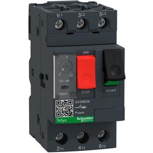 Leistungsschalter für Motorschutz 2 5O- 4 00A GV2-ME08